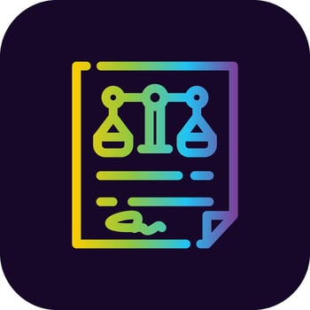 Law Creative Icon Design vector