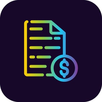 Bill Creative Icon Design vector