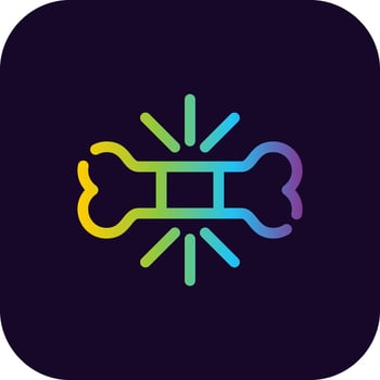 Bone Creative Icon Design vector