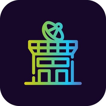 Space Center Creative Icon Design vector