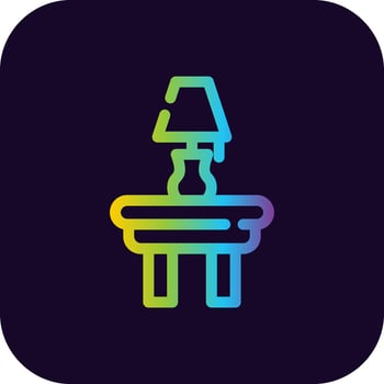 Night Stand Creative Icon Design vector