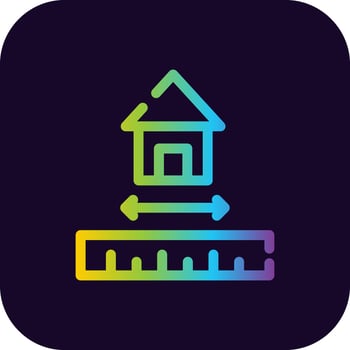 Measure Creative Icon Design vector