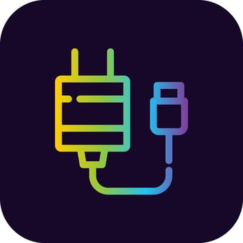 Charger Creative Icon Design vector