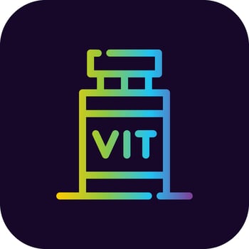 Vitamin Creative Icon Design vector
