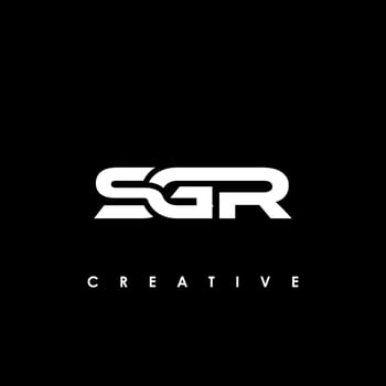 SGR Letter Initial Logo Design Template Vector Illustration