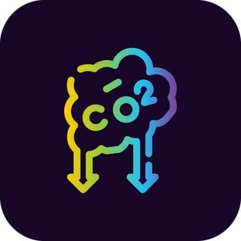 Air Pollution Creative Icon Design vector