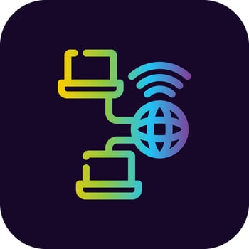 Internet Of Things Creative Icon Design vector