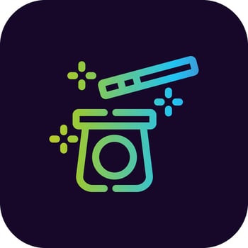 Magic Trick Creative Icon Design vector