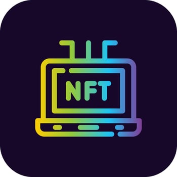 Nft Creative Icon Design vector