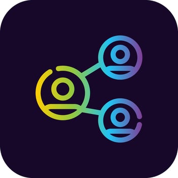 Share Creative Icon Design vector