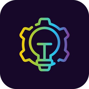 Solution Creative Icon Design vector