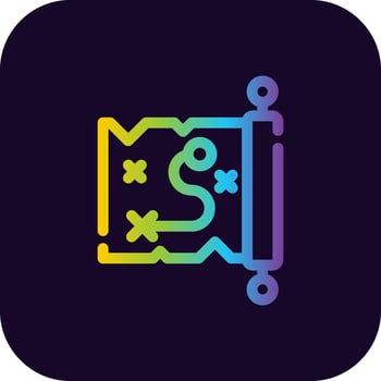 Game Map Creative Icon Design vector