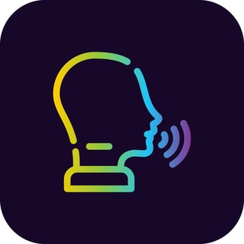 Gossip Creative Icon Design vector