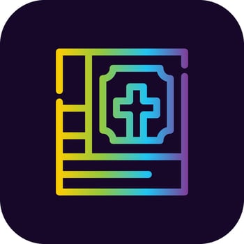 Bible Creative Icon Design vector