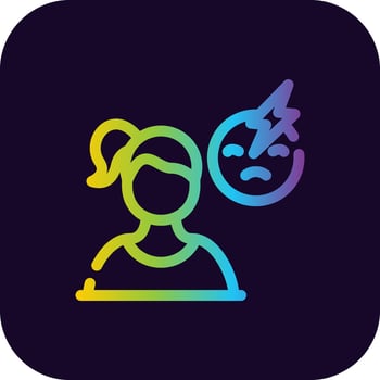 Emotional Abuse Creative Icon Design vector