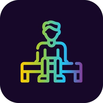 Loneliness Creative Icon Design vector