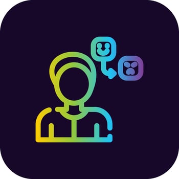 Negative Emotion Creative Icon Design vector