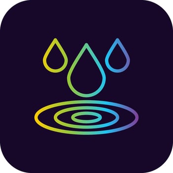 Water Creative Icon Design vector