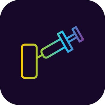 Vaccine Creative Icon Design vector