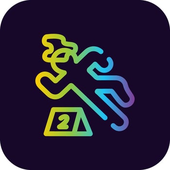 Crime Scene Creative Icon Design vector