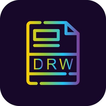 DRW Creative Icon Design vector