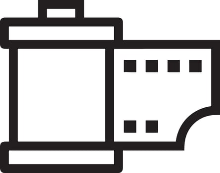 camera photography icon symbol image vector. Illustration of multimedia photographic lens grapich design images vector