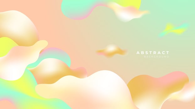 3D liquid colorful futuristic gradient vivid background suit for web landing page wallpaper banner backdrop presentation and much more Premium Vector