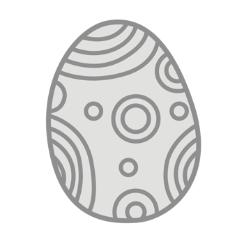 Easter Egg Decoration Flat Collection png