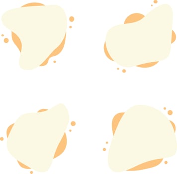 Blob Text Box With Irregular Dynamic Design. Vector Illustration.