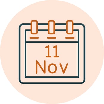 November 11 Vector Icon
