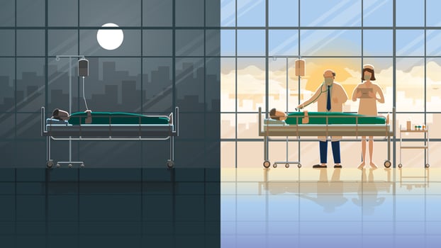 The disparity in medical treatment accessibility vector