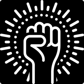 solid icon for revolution vector