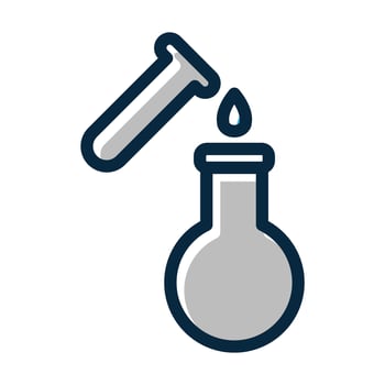 Research Filled Dark Colors  Icon For Personal And Commercial Use. vector
