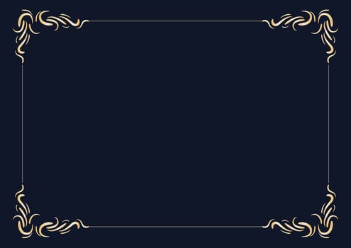 Decorative frame and border vector. vintage frame for photo with ornamental shape vector