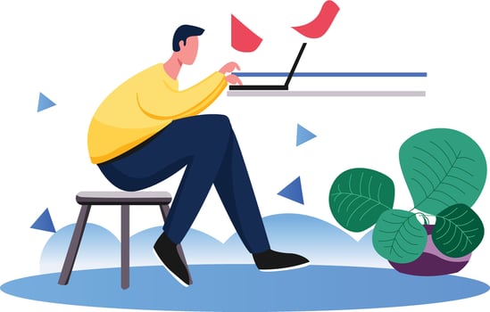 Strategic area, Flat vector illustration
