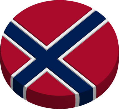 Norway flag. Round country icon png