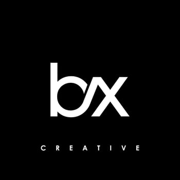 BX Letter Initial Logo Design Template Vector Illustration