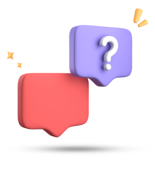 3d rendering of speech bubble, 3D pastel chat with question mark icon set. png