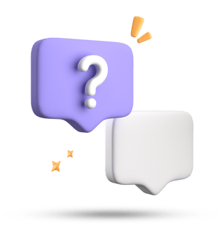 3d rendering of speech bubble, 3D pastel chat with question mark icon set. png