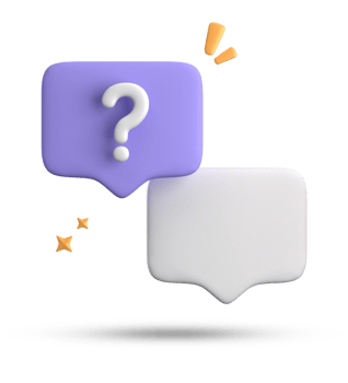 3d rendering of speech bubble, 3D pastel chat with question mark icon set. png