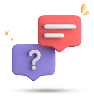 3d rendering of speech bubble, 3D pastel chat with question mark icon set. png