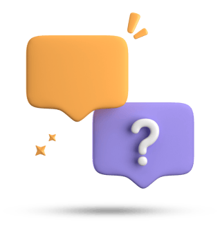 3d rendering of speech bubble, 3D pastel chat with question mark icon set. png