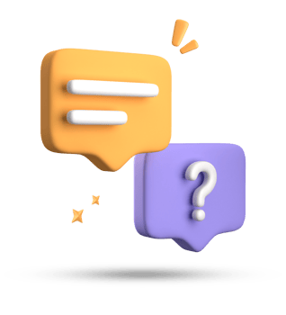 3d rendering of speech bubble, 3D pastel chat with question mark icon set. png