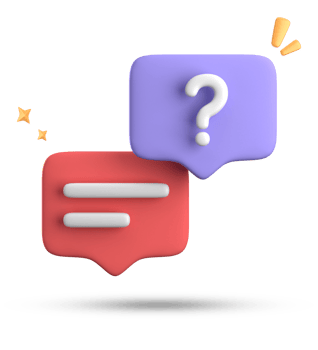 3d rendering of speech bubble, 3D pastel chat with question mark icon set. png