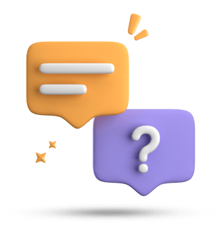 3d rendering of speech bubble, 3D pastel chat with question mark icon set. png