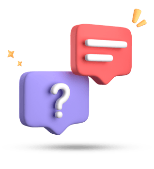 3d rendering of speech bubble, 3D pastel chat with question mark icon set. png