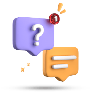 3d rendering of speech bubble, 3D pastel chat with question mark icon set. png