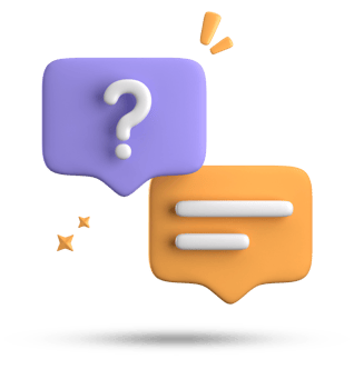 3d rendering of speech bubble, 3D pastel chat with question mark icon set. png