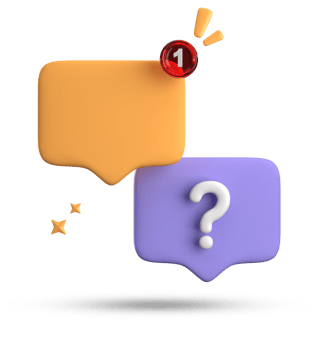 3d rendering of speech bubble, 3D pastel chat with question mark icon set. png