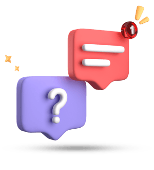 3d rendering of speech bubble, 3D pastel chat with question mark icon set. png